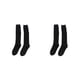 thumbnail image 2 of Qarigey Medias altas y gruesas, calcetines de moda, calentador de muslo, uniforme, protección, flexibilidad, accesorios de disfraz, mujer, niñas, negro negro 2piezas Qarigey CBP387468, 2 of 5