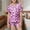 Light Purple, variant on Girls Sleepwear Set Comfortable Loungewear Cute Cartoon Heart Print Soft Breathable Fabric Ideal for Kids 2-13 Years Relaxation and Home Use