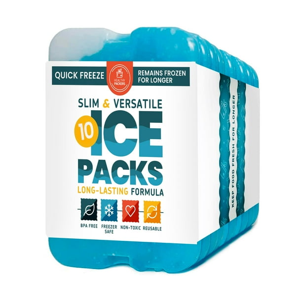 Paquetes de Hielo Healthy Packers Original Juego de 10