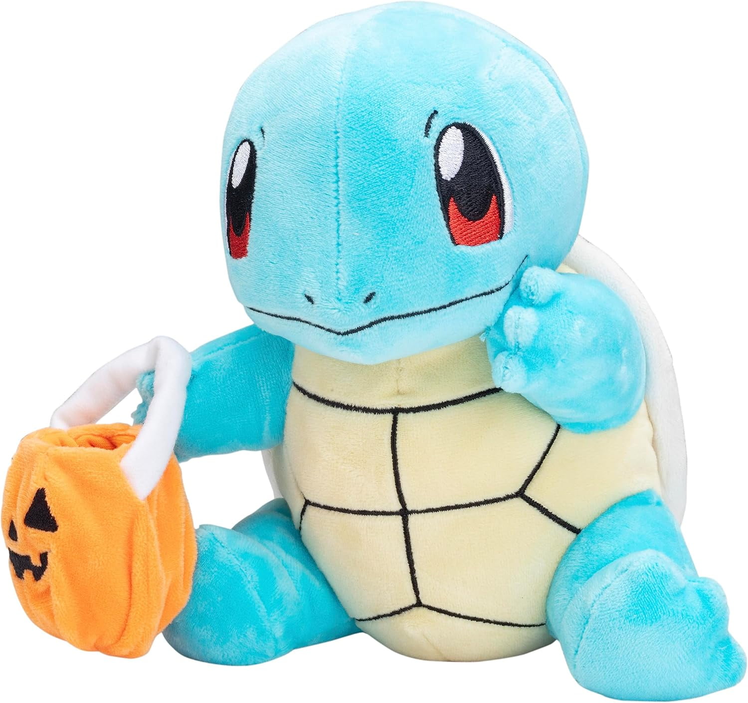Pokemon Halloween 8" Squirtle Plush with Pumpkin Bag Accessory - 2024 Limited Edition - Officially Licensed - Soft Cute Seasonal Stuffed Animal Toy - Gift for Kids, Boys, & Girls