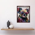 thumbnail image 2 of Koala With Purple Sunglasses Modern Multicoloured Art Print Framed Poster Wall Decor 12x16 inch, 2 of 5