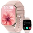 thumbnail image 1 of Reloj inteligente Fitoncloud con pantalla HD IP67 de 2,01", resistente al agua, color rosa, 1 of 9