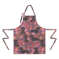 thumbnail image 2 of Dachshund Dog and Flower Floral Apron-Garden Aprons for Women with Pockets-Cotton Linen Waterproof Kitchen Cooking Gardening Aprons Adjustable for Kitchen,Cooking,BBQ and Salon 33x27 Inch, 2 of 7