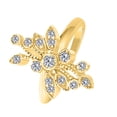 thumbnail image 2 of Aonejewelry 0.35 Ct. Ttw Handcrafted Designer Diamond Ring In 10K Yellow Gold, 2 of 4