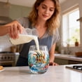 thumbnail image 5 of 2D Octopus Stemless Glasses Set, Blue Ringed Octopus Glassware with Marine Animal Design, Coastal Home Decor Bar Glass for Ocean Theme Party, Octopus Glass, 5 of 6