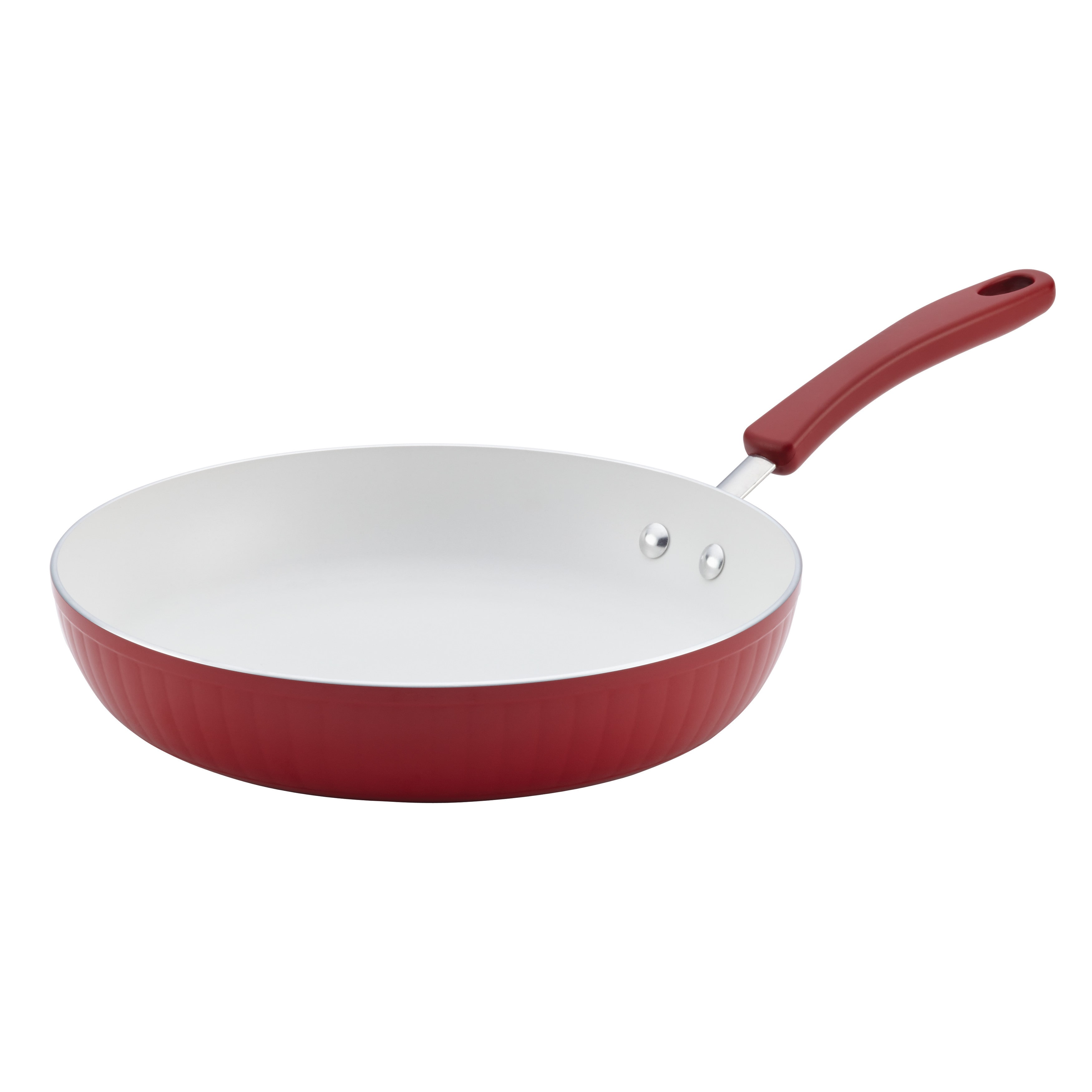 Farberware New Traditions Aluminum Nonstick 11-1/4-Inch Deep Skillet ...