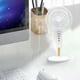 thumbnail image 2 of Yhmxh Utensilios de cocina Ventilador portátil recargable por USB de escritorio, gran ventilador de escritorio silencioso para dormitorio de estudiantes con energía eólica. Muebles para cocina, 2 of 6