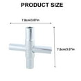 thumbnail image 5 of ROCKROK 4 Way Sillcock Key Steel Water Key with 4 Way Utility Meter Key Faucet, 5 of 7