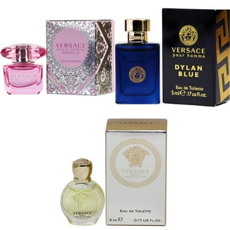 Versace Perfume Mini Set for Women, Bright Crystal, Yellow Diamond