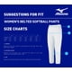 thumbnail image 3 of Pantalones Mizuno Royal Small de softball con cinturón para mujer, 3 of 6