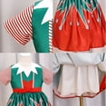 thumbnail image 2 of 4-9T Girls Christmas Princess Gown Dress Ugly Xmas Swing Party Casual Dress, 2 of 7