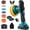 Deep Blue, variant on Protmex Cordless Car Buffer Polisher 21V with 2 Rechargeable 2000mAh Batteries 8 Speed Eccentric Waxer Yellow