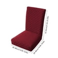 thumbnail image 2 of Dining Chair Covers High Back Stretch Slipcovers For Kitchen And Dining Room Nylon Spandex Fabric Washable Seat Protectors, 2 of 6