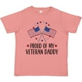 thumbnail image 3 of Inktastic Military Veteran Daddy Proud Son Daughter Boys or Girls Toddler T-Shirt, 3 of 5
