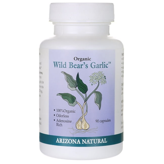 Arizona Natural - Organic Wild Bear's Garlic 235 mg. - 90 Capsules