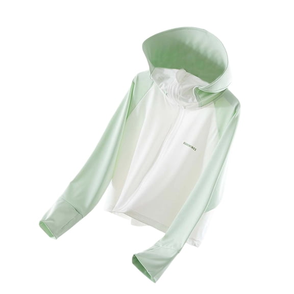 TAIAOJING Girls Sun Jacket Lightweight Sunscreen Hoodie Toddler Summer Sun Protection Outwear Breathable Coat Lightweight Blocking Outerwear Kids Soft Comfortable Fall Casual Wear Trendy 9-10Y