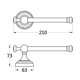 thumbnail image 3 of Soporte para papel higiénico en Colgador de de papel tisú de latón a PRUEBA de RUSTPROOF Macarena Tenedor de papel higiénico de latón, 3 of 8
