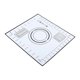 thumbnail image 4 of Billuyoard Cake Biscuit Pastry Non-stick Silicone Kneading Pad Sheet Baking Mat Tool Accessories Kitchen Portable Rolling Type3 NO3, 4 of 4