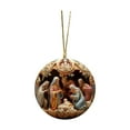 thumbnail image 2 of 3 Pack Nativity Scene Ornaments Christmas Tree Decoration Ornaments - Nativity Scene Ornaments Xmas Decors for Xmas Trees Holiday Party Gifts Supplies, 2 of 4