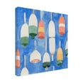 thumbnail image 3 of Trademark Fine Art Emma Caroline Salty Ocean Buoys I Canvas Wall Art - 18x18, 3 of 5