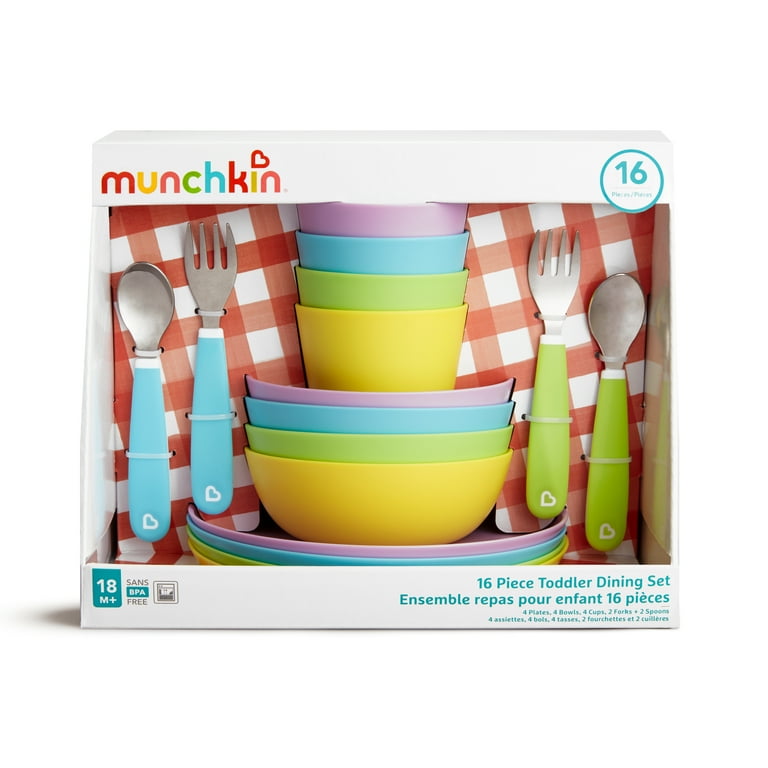 Munchkin Baby Dining Set, 16-Piece, Toddler Dishes photo 4