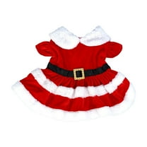 CuiLiyq Cat Kitten Christmas Outfit, Cat Christmas Dress Holiday Clothes Christmas Dresses, for Kittens Puppy (Red)