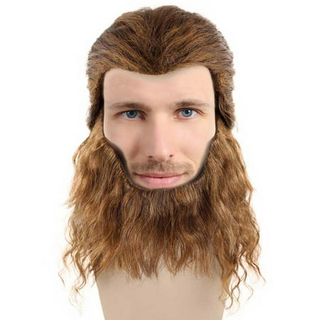 The Beast Costume Hair Wigs w/ Wig Cap Party Halloween Beauty And The Beast Cosplay Wig for Men