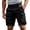 Z6-Black, variant on LILIYA Big & Tall Men's Hiking Cargo Shorts Lightweight Multi Pockets Casual Golf Outdoor Work Shorts Elastic Waist Ripstop Summer Shorts