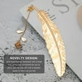 thumbnail image 3 of 27 Pieces Of Metal Bookmarks Feather Bookmarks Feather Bookmarks for Students, 3 of 4