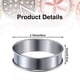 thumbnail image 3 of 30 Piezas Anillos de Tarta de Muffin Anillo de Tarta de Doble Rollo Anillos de Muffin de Acero Inoxidable Anillo Redondo de Metal Molde para Hacer Alimentos, 3 of 4