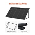 thumbnail image 4 of Fixed Metal Awning 56 x 24 in, Window Awning Door Canopy, Stable Triangle Steel Frame Awnings for Doors Exterior Rain, and Snow Sunlight Protection for Door Entrance, Windows, Porches, Balconies, 4 of 7
