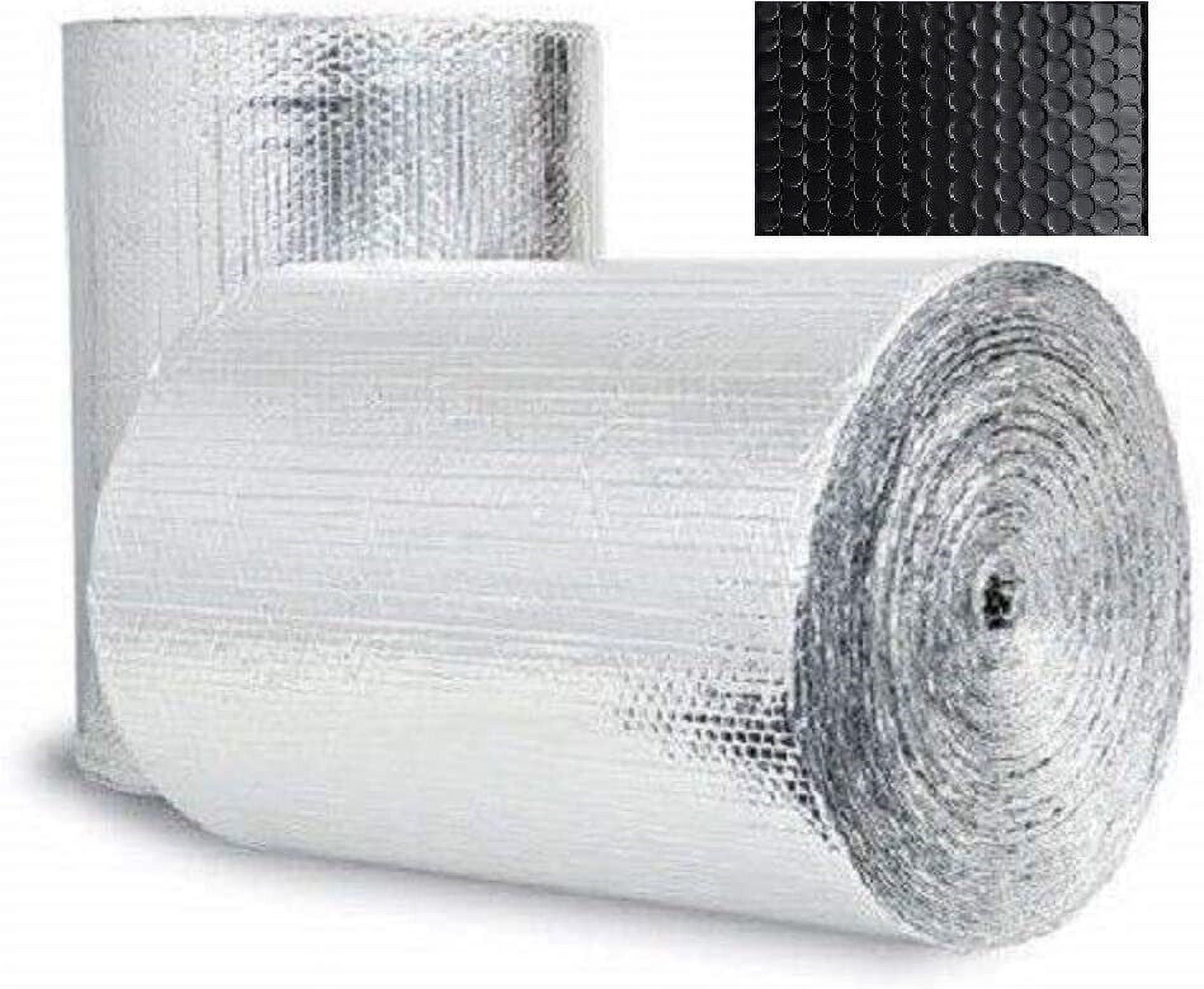 Silver Aluminum Foil Bubble Insulation Sheet Roll Custom Size Bulk