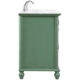 thumbnail image 6 of Elegant Decor Rhodes 60" Double Marble Top Bathroom Vanity in Vintage Mint, 6 of 16