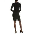 thumbnail image 2 of BOSS womens  Hugo  Ebec Mesh Mini Dress, m, Black, 2 of 3