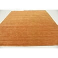 thumbnail image 3 of Unique Loom Solid Gava Solid Gava Rug Orange 9' 10" Square Solid Modern Perfect For Dining Room Living Room Bed Room, 3 of 6