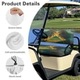 thumbnail image 5 of Garronmavis Jamaica Flag Haweii Golf Cart Rear Seat Cover Accessorie Portable Polyester Golf Cart Seat Covers Easy to Install and Clean Decor Accessiores for Outdoor, 5 of 6