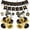 Black, variant on Graduation Decorations Class of 2026, 12Pcs Black and Gold balloons with Swirl and Garland Congrats Grad 2026 Banner for College High School Graduation Party Supplies