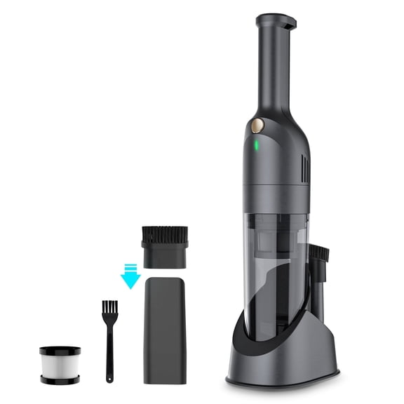 Cordless Handheld Vacuum Cleaner with Charging Dock, Portable Mini Car Vacuum with Extra HEPA Filter for Home and Car Cleaning
