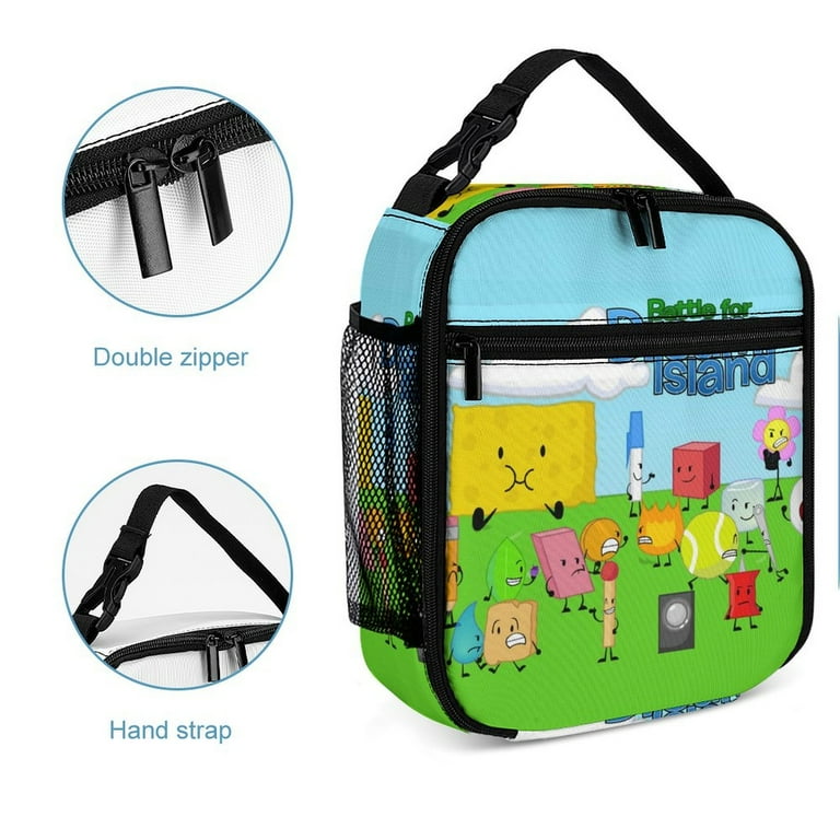 Battle for Dream Island BFDI Lunch Bag Insulated Lunch Box Meal