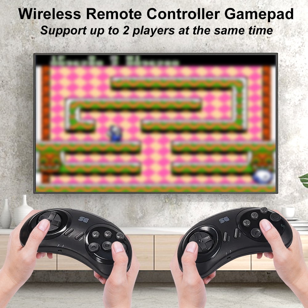 DATA FROG 16-bit Video Game Console 4K Game Stick for Sega Genesis/Mega Drive HDMI 1900+ TV Games arcade