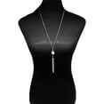 thumbnail image 4 of Guardurnaity Collar de cadena de moda ajustable con borlas Aleación única Estilo simple Gargantilla Día de San Valentín Collares para mujer Plata Type3 NO3 Guardurnaity AP009279-02, 4 of 6