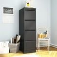 thumbnail image 6 of G3C33958LVIYET File Cabinet, Vertical File Cabinets with Lock for Home Office,Heavy Duty Office Steel Filing Cabinet for Hanging Letters/Legal/A4, Assembly Required (Black, 4 Drawers), 6 of 6