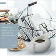 thumbnail image 3 of Sauce Bucket Soy Bowls Gravy Dispenser Syrup Tea Kettles Dispensers Ceramics Individual White, 3 of 6