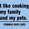 thumbnail image 3 of CafePress - Commas Save Lives T Shirt - Men's Classic Graphic T-Shirt, 3 of 4