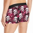 thumbnail image 2 of Mens Boxer Briefs - Men's Boxer Shorts - Zebra Skulls - XXXL, 2 of 6