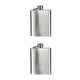 thumbnail image 1 of sweethay Petaca de bolsillo de acero inoxidable Alcohol Whisky Licor Vino Pot Flagon Camping Type2 NO2, 1 of 6