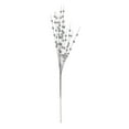 thumbnail image 2 of ZFSBZBS 10 Pack Silver Artificial Glitter Berry Stem Ornaments 17 Inches Picks Decorative Glitter Sticks for Vase DIY Wreath Crafts Fireplace Decor,Silver*10 Pcs, 2 of 4