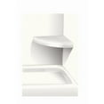 thumbnail image 6 of Transolid 14" x 14" Solid Surface Wall-Mount Corner Decor Shower Seat, Available in Various Colors, 6 of 7