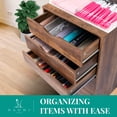 thumbnail image 3 of Naomi Home Debbie 7-Drawer Office Storage File Cabinet with Wheels for Home or Office, Brown Oak, 1 Unit, 3 of 8