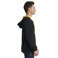 thumbnail image 3 of Adult French Terry Zip Hoodie - BLACK/ GOLD - 2XL, 3 of 3